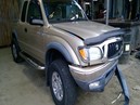 2004 TOYOTA TACOMA, GOLD, SR5 MODEL, PRE-RUNNER, EXTD CAB, 2.7L, AT. 2WD